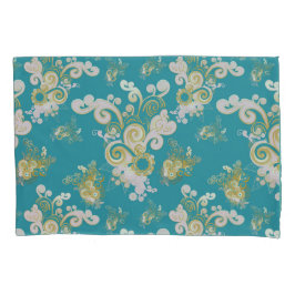 Funda De Cojín Diseño abstracto alegre de pétalos de flores