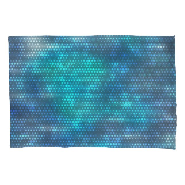 Funda De Cojín Diseño creativo de fondo azul abstracto. (Anverso)