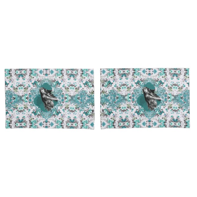 Funda De Cojín Diseño de cama de época 4u (Anverso - Set)