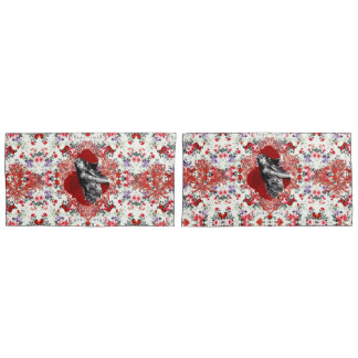 Funda De Cojín Diseño de cama de época 4u