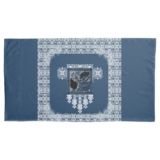 Funda De Cojín Diseño de cama de época 4u (Anverso)