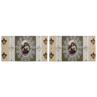 Funda De Cojín Diseño de cama de época 4u