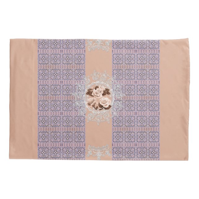 Funda De Cojín Diseño de cama de época 4u (Reverso)