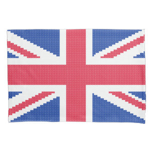 Funda De Cojín Diseño de cosido cruzado original Jack Union