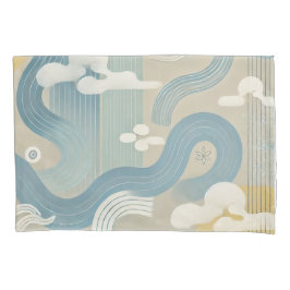 Funda De Cojín Diseño de Duvet del Lejano Oriente