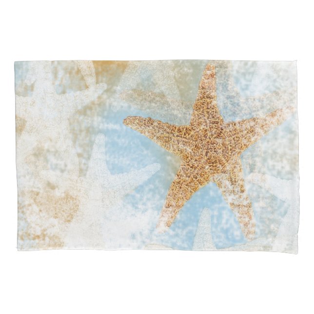 Funda De Cojín Diseño de estrella costera del mar Starfish (Anverso)
