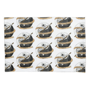 Funda De Cojín Diseño de los dados de los monjes