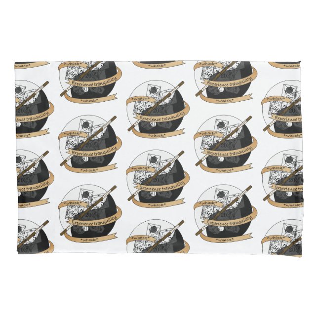 Funda De Cojín Diseño de los dados de los monjes (Anverso)