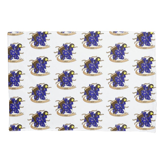 Funda De Cojín Diseño de los dados del asistente (Anverso)