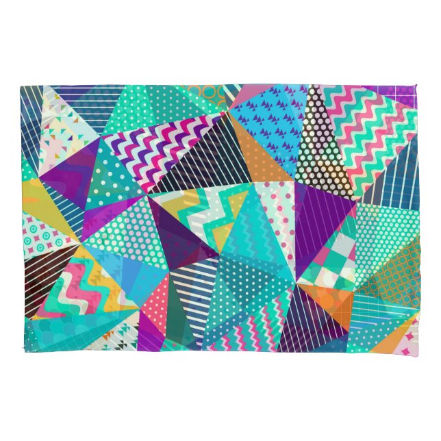 Funda De Cojín Diseño de patrones decorativos de mosaicos de époc (Anverso)