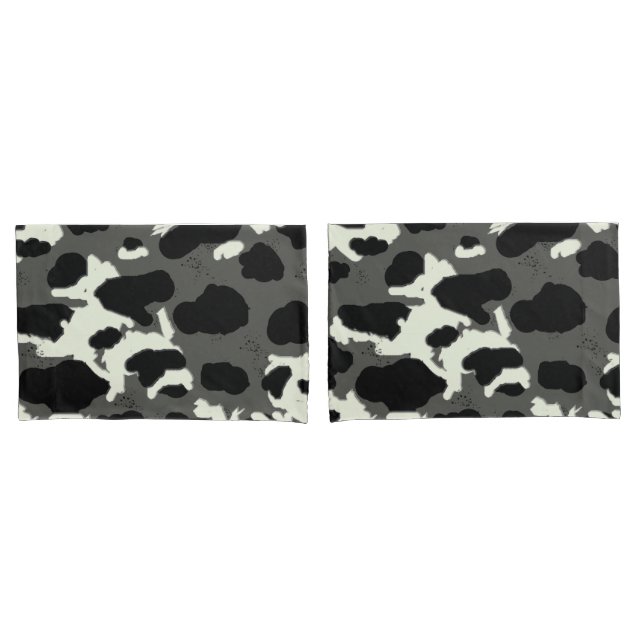 Funda De Cojín Diseño de vacas pozas (Anverso - Set)