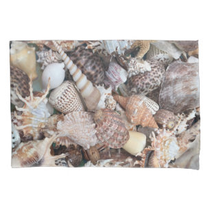 Funda De Cojín Diseño exótico de las cáscaras del mar