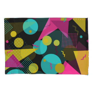 Funda De Cojín Diseño geométrico Memphis de la década de los 80