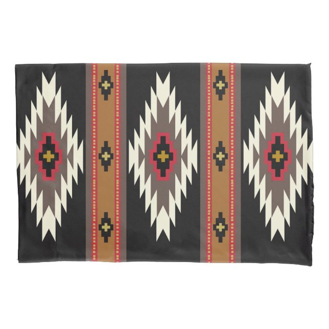 Funda De Cojín Diseño Navajo 7 Bandana (Anverso)