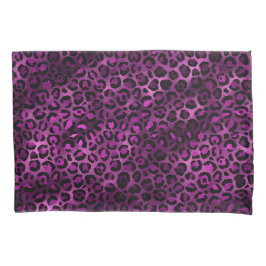 Funda De Cojín Diseño serie Leopardo morado y dorado 3