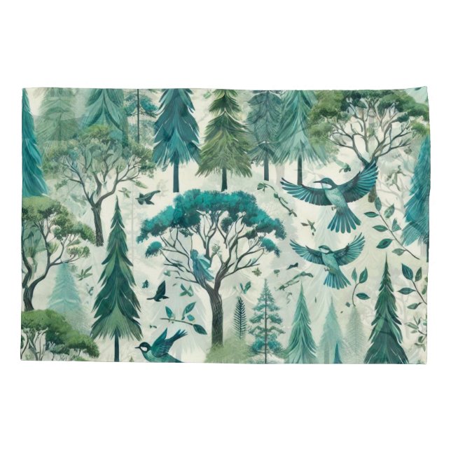 Funda De Cojín Diseño transparente inspirado en la naturaleza (Reverso)