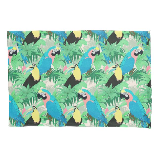 Funda De Cojín Diseño tropical moderno y exótico (Anverso-izquierdo)