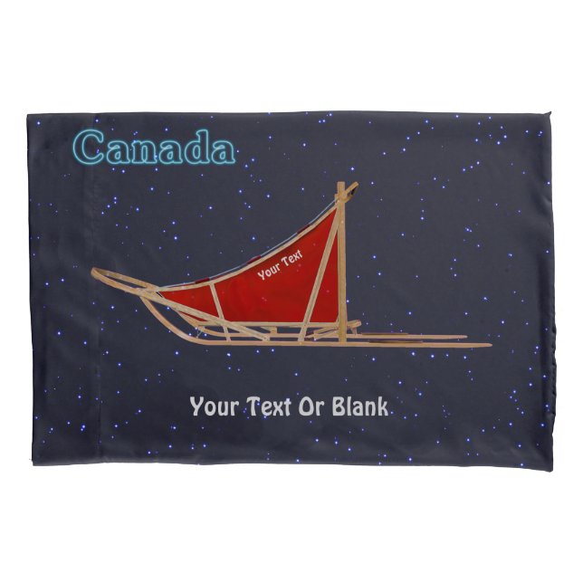 Funda De Cojín Dog Sled - Canadá (Anverso)