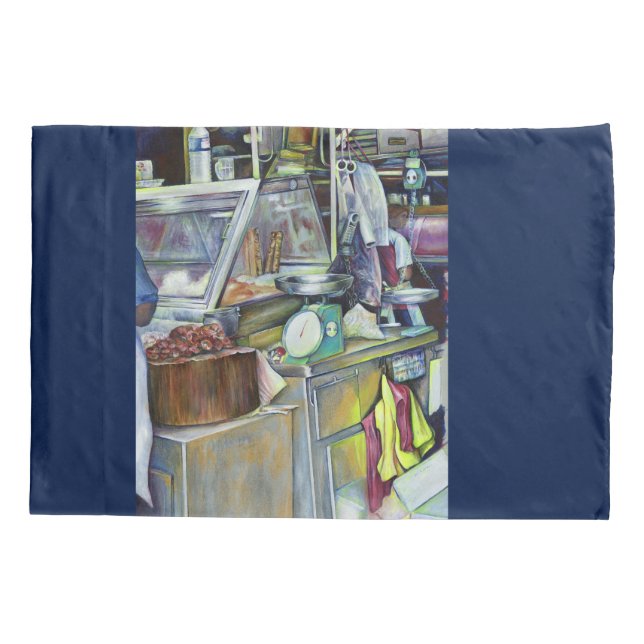 Funda De Cojín ¿Dónde está el curry de la cabeza de pescado? Sing (Reverso)