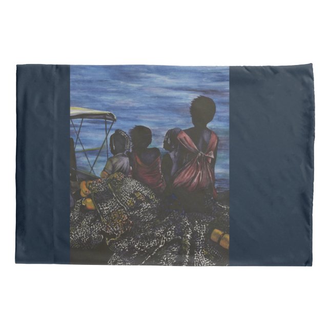 Funda De Cojín ¿Dónde está papá? Isla Harbour (Reverso)