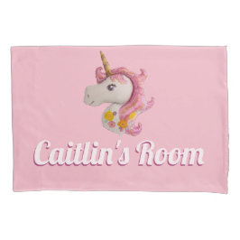 Funda De Cojín Dormitorio personalizado de Chica de globos de uni