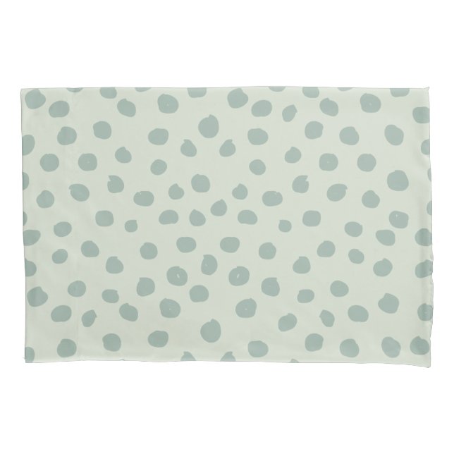 Funda De Cojín Dots Sage Green (Anverso)