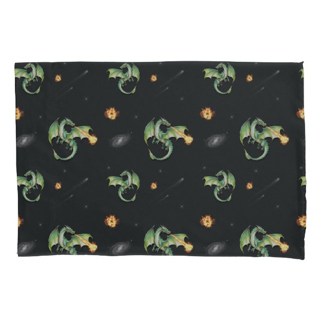 Funda De Cojín Dragon Seamless Pattern (Anverso)