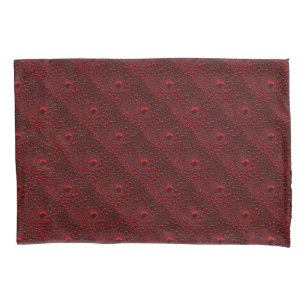 Funda De Cojín Drogas de agua en Crimson Metalizado