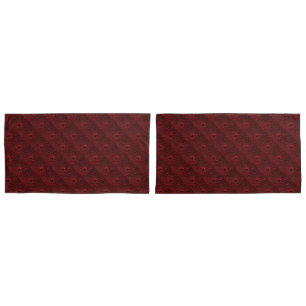 Funda De Cojín Drogas de agua en Crimson Metalizado