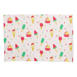 Funda De Cojín Dulce verano Diversión Arcoiris helado Rociadores