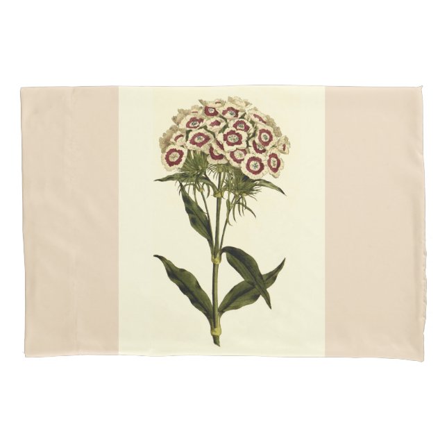 Funda De Cojín Dulce William Floral Art Set Pillowcase (Anverso-izquierdo)