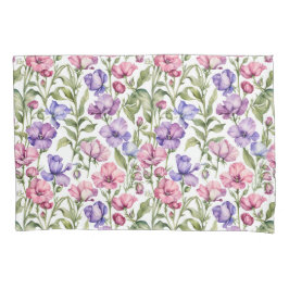 Funda De Cojín Dulces rosados y violetas