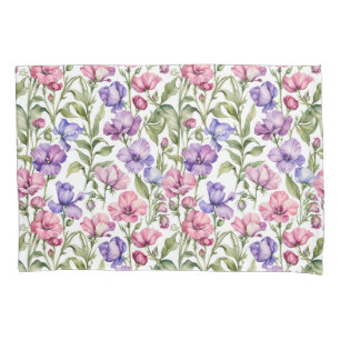 Funda De Cojín Dulces rosados y violetas