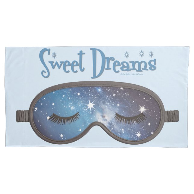 Funda De Cojín Dulces sueños máscara facial (Anverso)