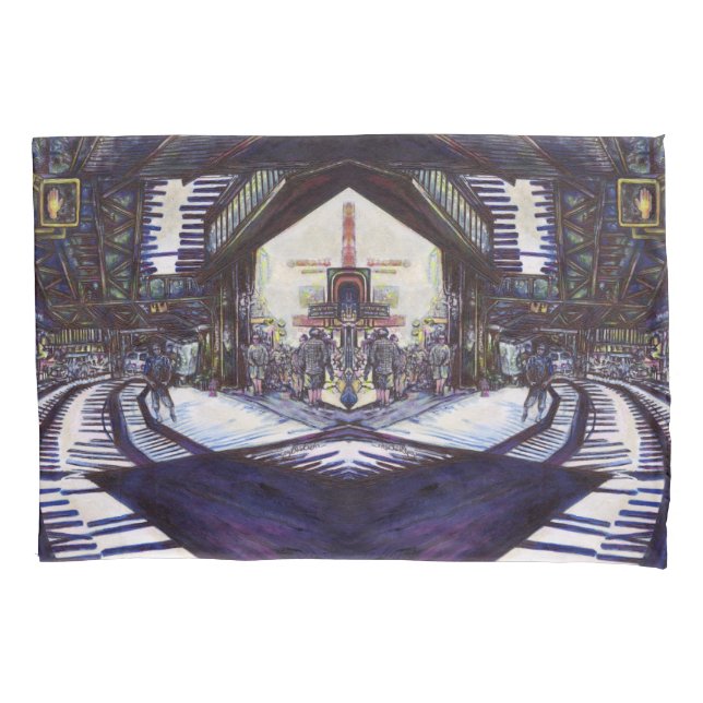 Funda De Cojín Dustar el piano (Anverso)