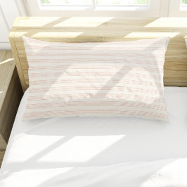 Funda De Cojín Dusty Rosa Moderno Stripe Minimalista Boho