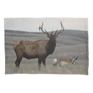 Funda De Cojín E63 Toro alce y antílope macho