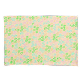 Funda De Cojín Earth Tone Swirl Pattern