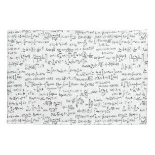 Funda De Cojín Ecuaciones escritas mano //de la matemáticas
