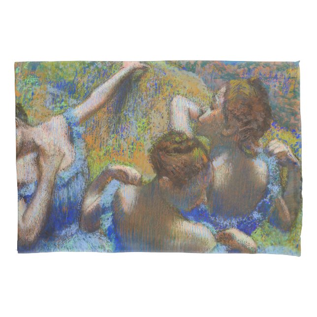 Funda De Cojín Edgar Degas - Bailarinas azules (Anverso)