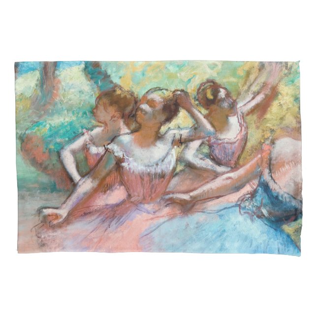 Funda De Cojín Edgar Degas - Cuatro Ballerinas en escena (Anverso)