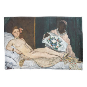 Funda De Cojín Edouard Manet - Olympia