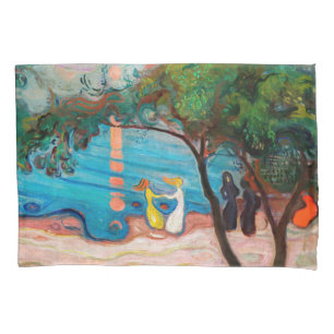 Funda De Cojín Edvard Munch - Dance on the Beach