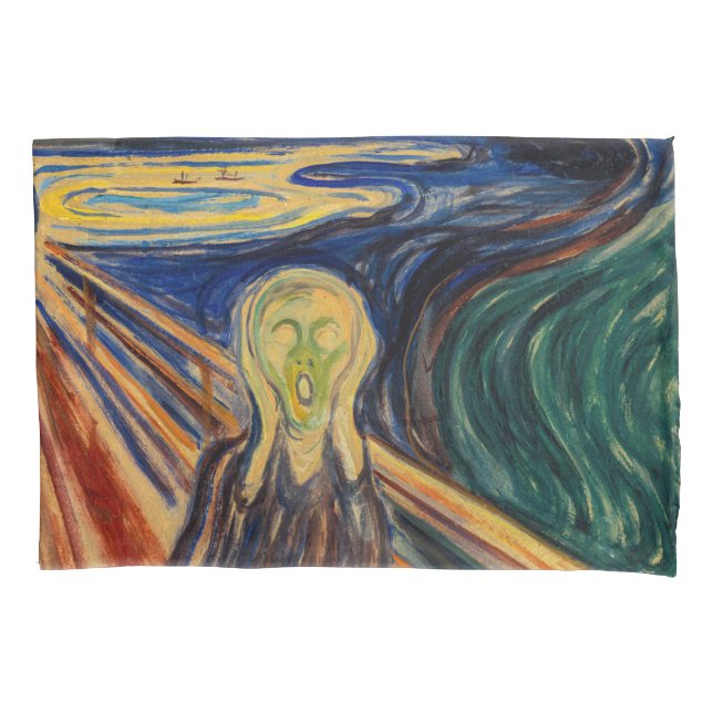 Funda De Cojín Edvard Munch - El Grito 1910 (Anverso)