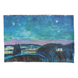Funda De Cojín Edvard Munch - Noche Starry 1922