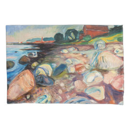 Funda De Cojín Edvard Munch - Shore with Red House