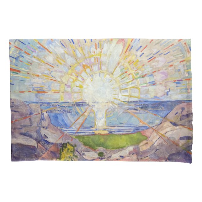 Funda De Cojín Edvard Munch - The Sun 1911 (Anverso)