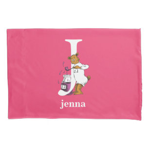 Funda De Cojín El ABC de Dr. Seuss: Letra J - Blanco Agrega tu