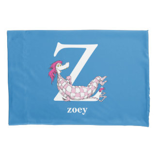 Funda De Cojín El ABC de Dr. Seuss: Letra Z - Blanco | Agrega tu 