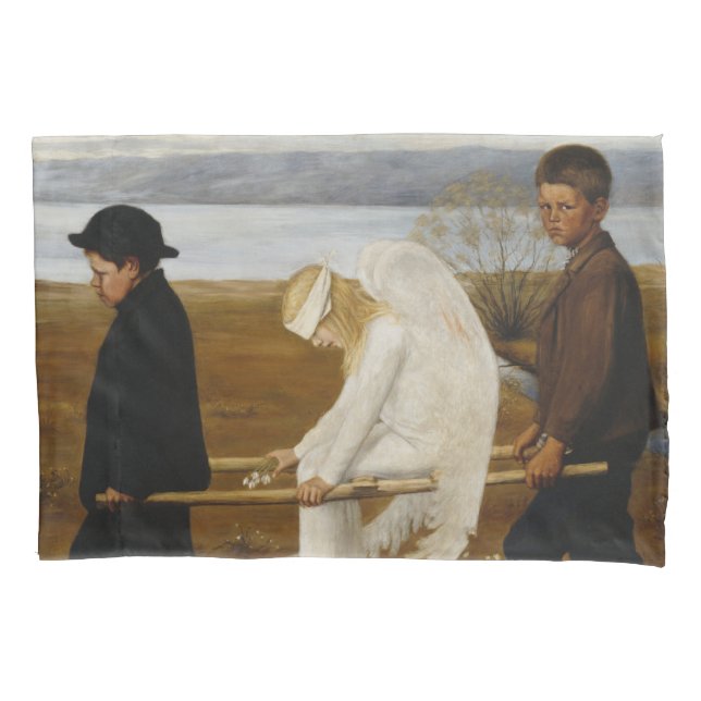 Funda De Cojín El ángel herido (Anverso-izquierdo)